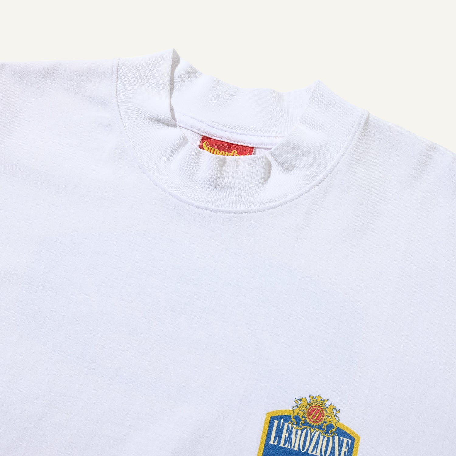 (Superfast™ x Hankook Tire) Crest Bold Neck T-shirt White