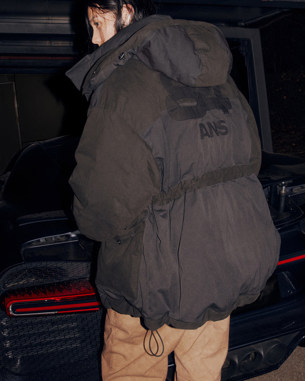 (Superfast™ x Hankook Tire) [예약배송] 84ANS Heavy Down Parka Black