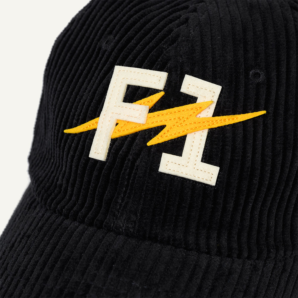 F1 Corduroy Ballcap Black