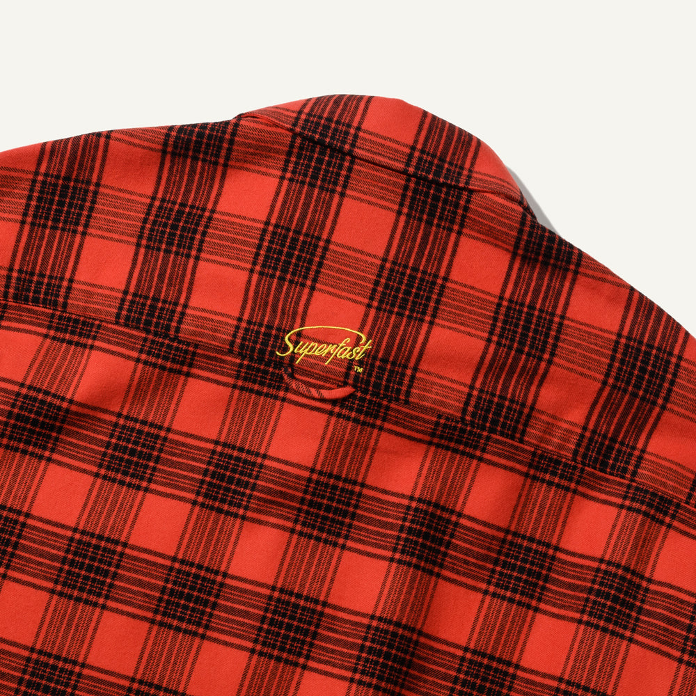 Flannel Check Shirt Red