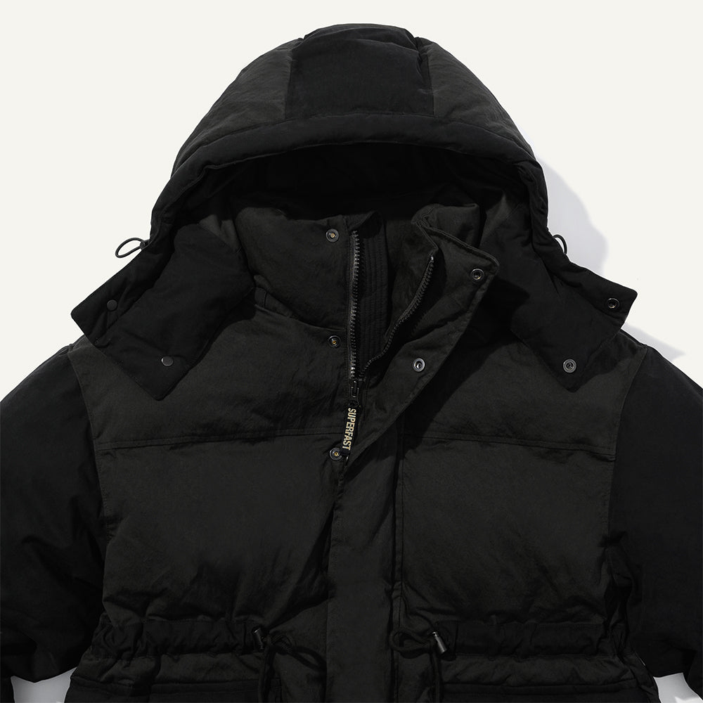 (Superfast™ x Hankook Tire) [예약배송] 84ANS Heavy Down Parka Black