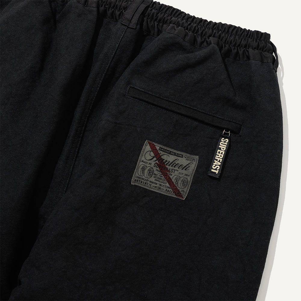 (Superfast™ x Hankook Tire) Mechanic Canvas Work Pants Black