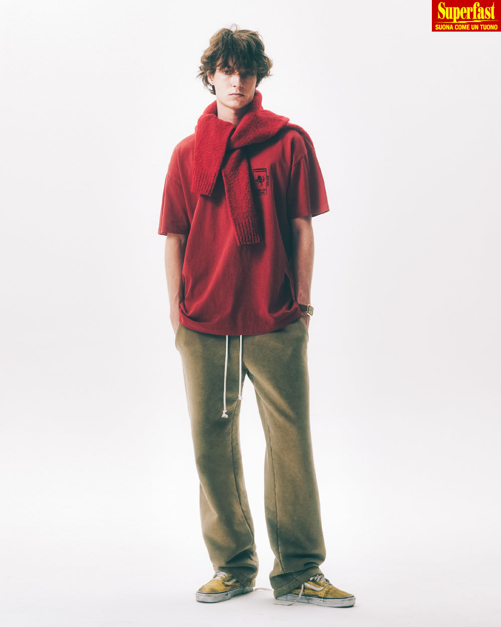 Scuderia Dyed T-Shirt Dark Red
