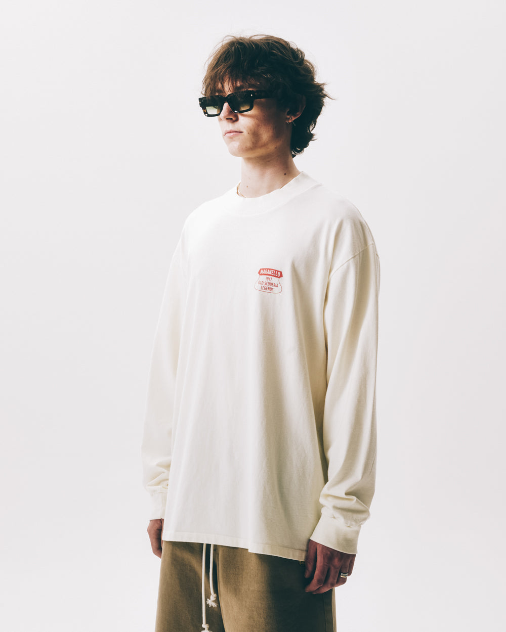 Old Legends Long Sleeve T-Shirt Ivory