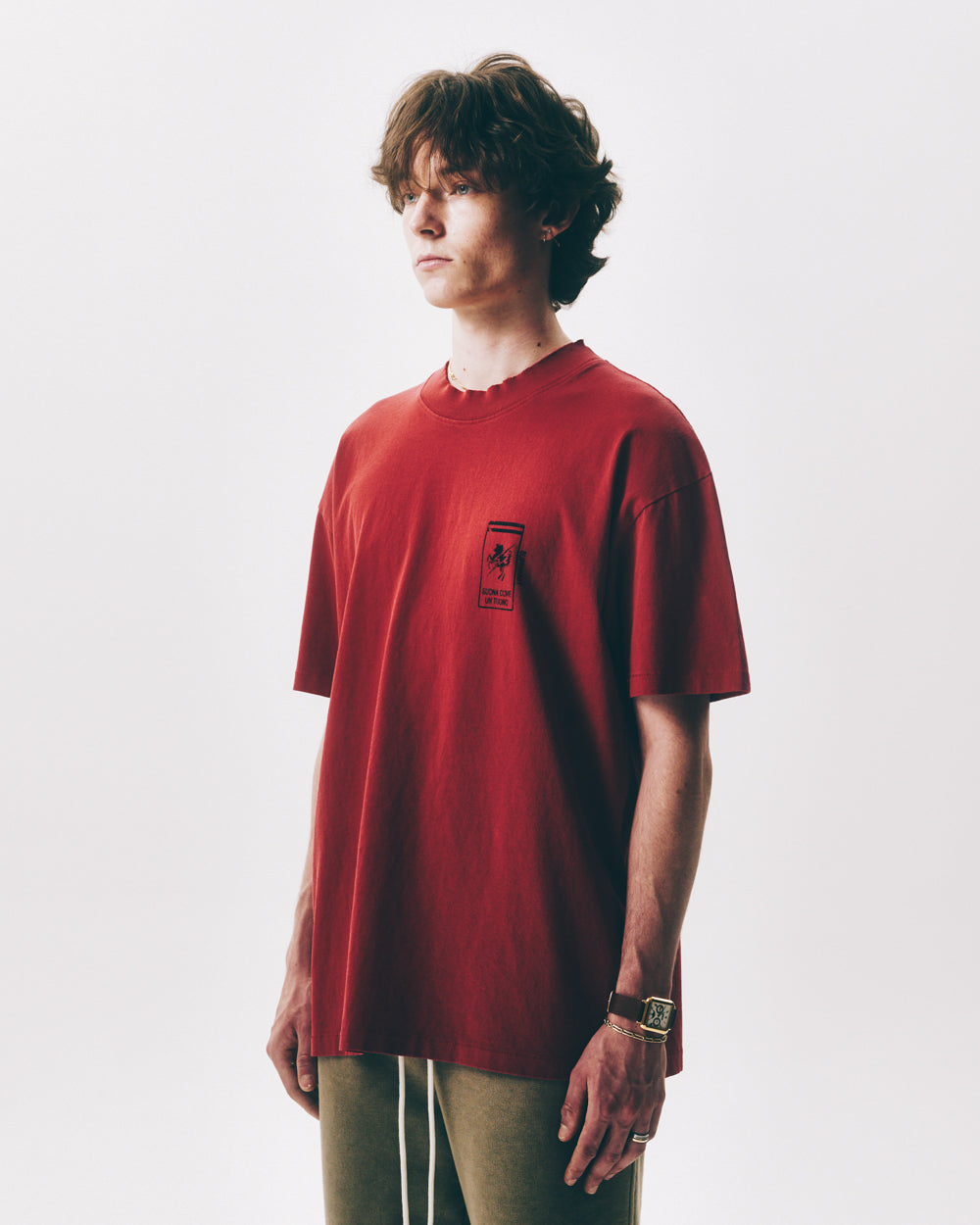 Scuderia Dyed T-Shirt Dark Red
