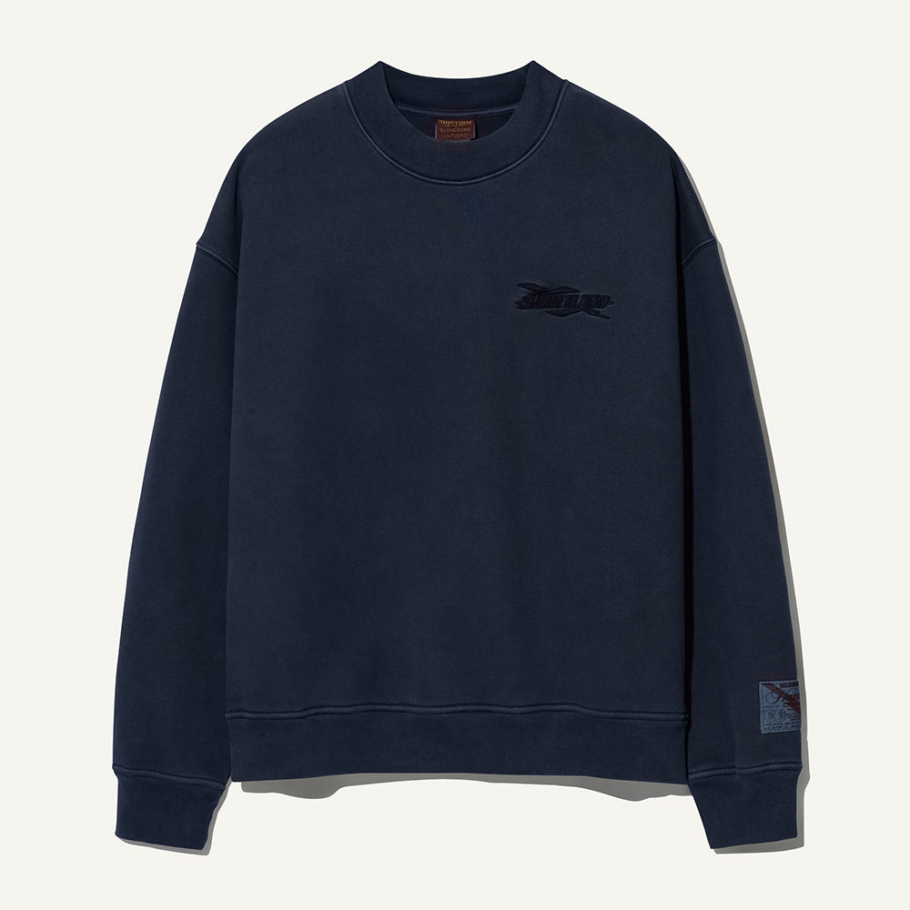 (Superfast™ x Hankook Tire) Bolt Dyed Sweatshirt Navy