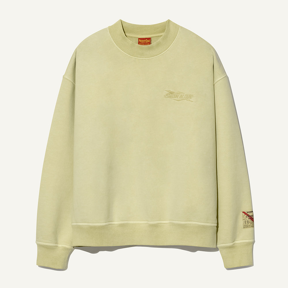 (Superfast™ x Hankook Tire) Bolt Dyed Sweatshirt Lime