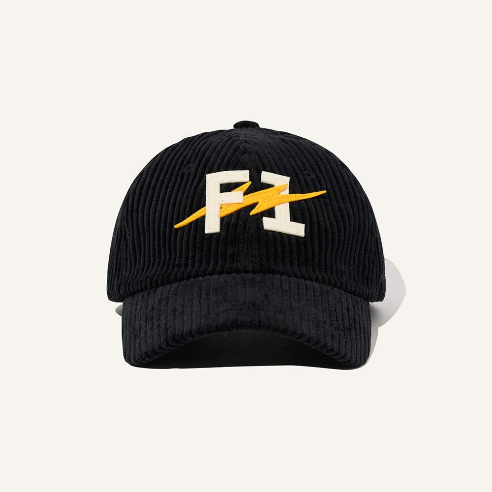 F1 Corduroy Ballcap Black