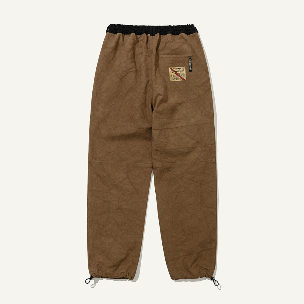 (Superfast™ x Hankook Tire) Mechanic Canvas Work Pants Brown