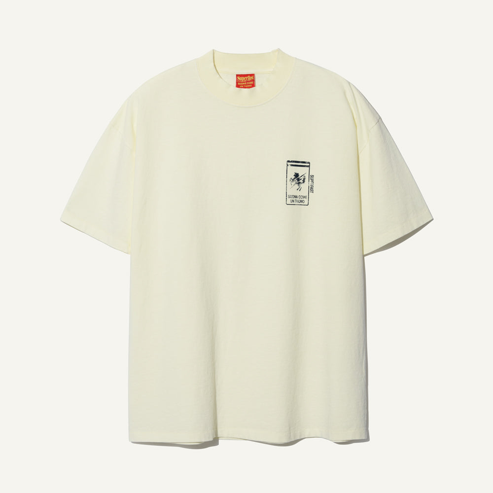 Scuderia Dyed T-Shirt Ivory