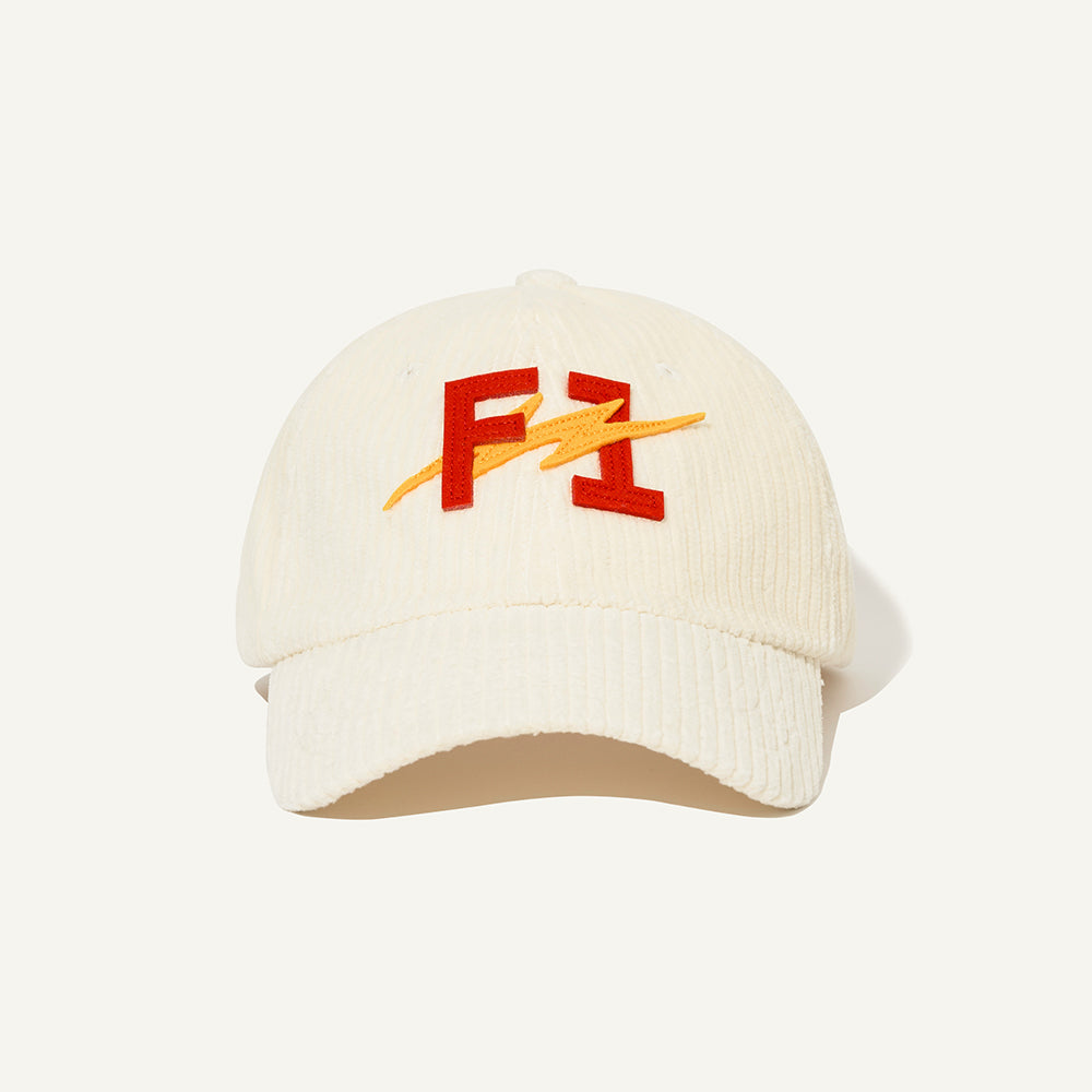 F1 Corduroy Ballcap Ivory